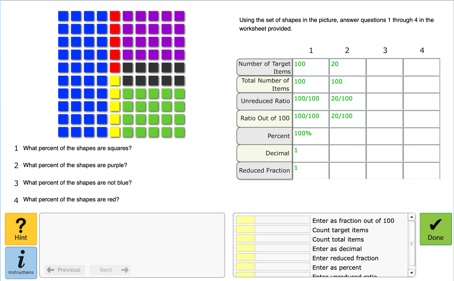 6.05 Fractions, Decimals, and Percents I 6.05 Fractions, Decimals, and Percents I