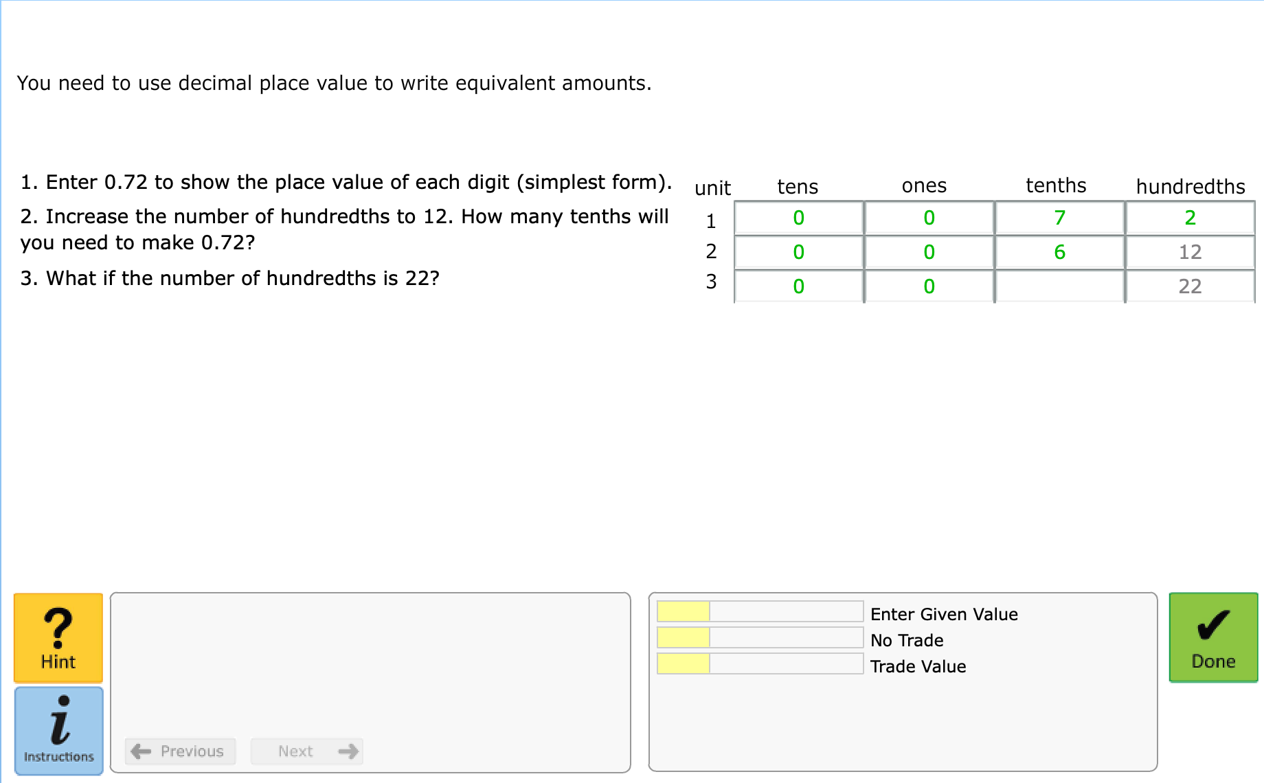6.08 Decimal Place Value II 6.08 Decimal Place Value II