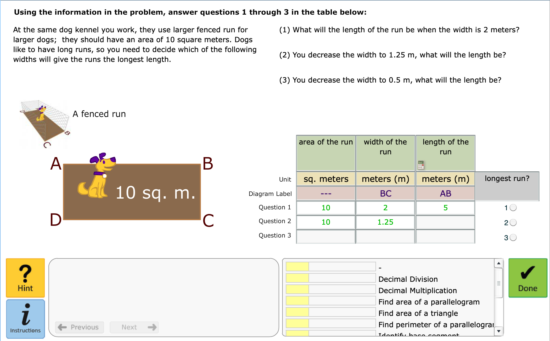 6.16 Area of Polygons 6.16 Area of Polygons