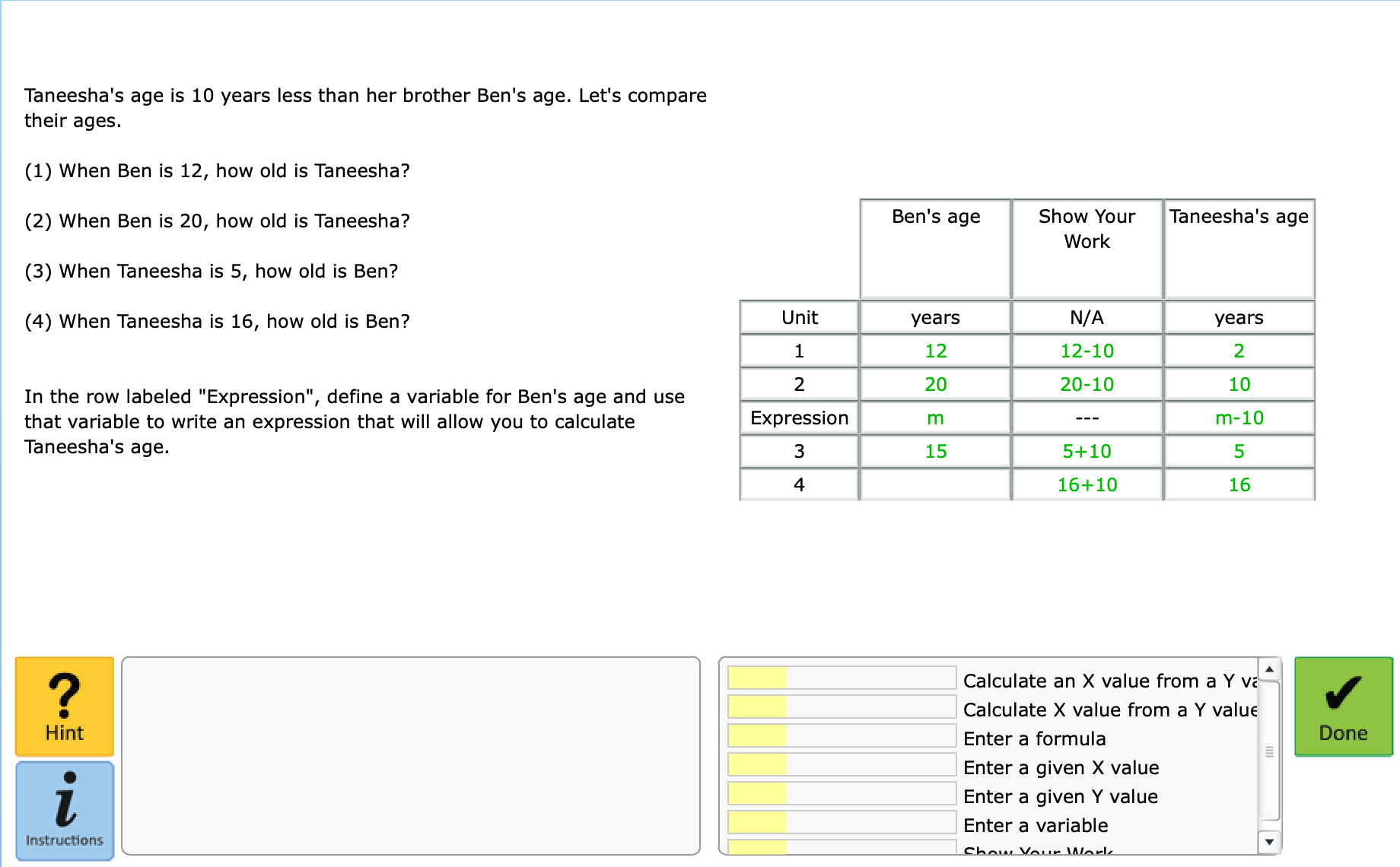 7.01 Problem Solving and Linear Equations I 7.01 Problem Solving and Linear Equations I