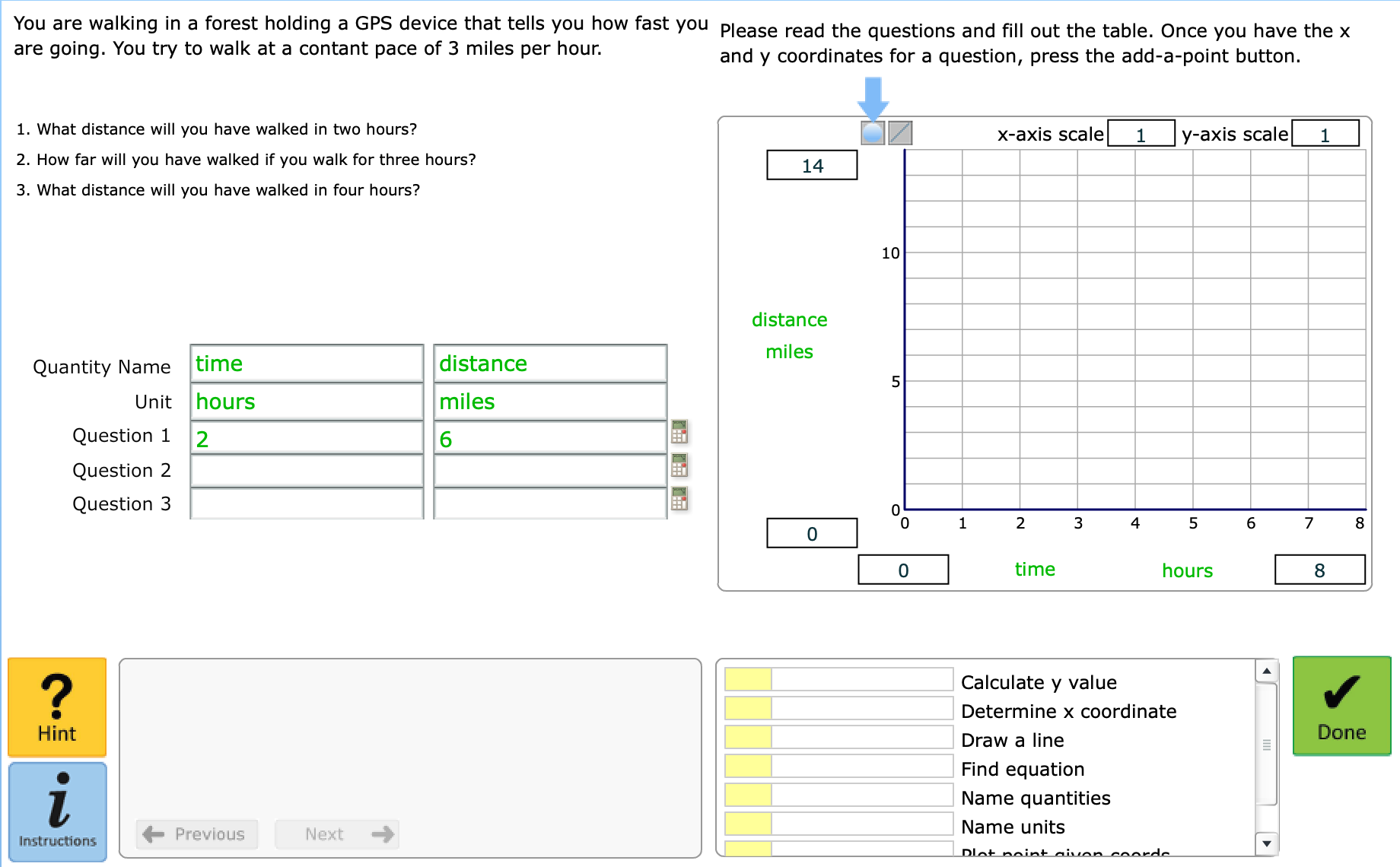7.06 Problem Solving, Equations, and Graphs I 7.06 Problem Solving, Equations, and Graphs I
