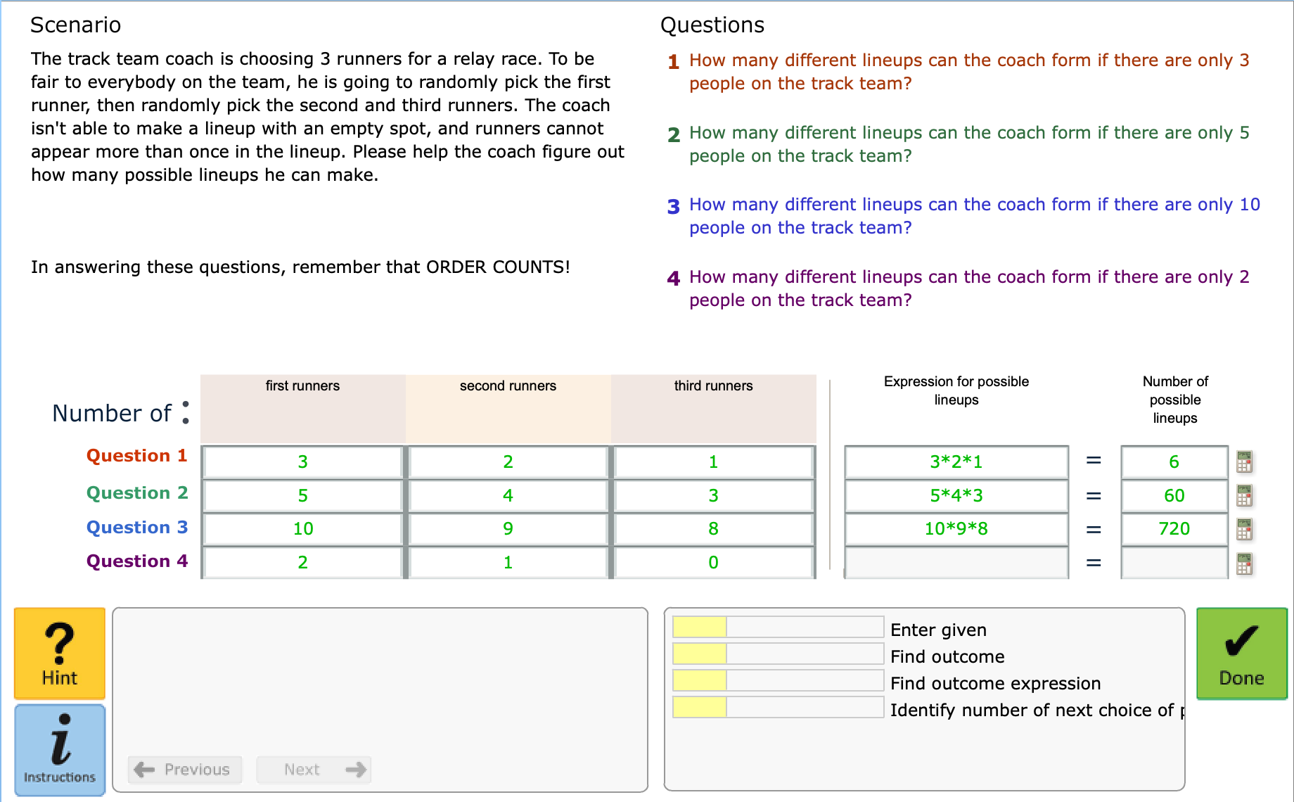 8.18 Permutations 8.18 Permutations