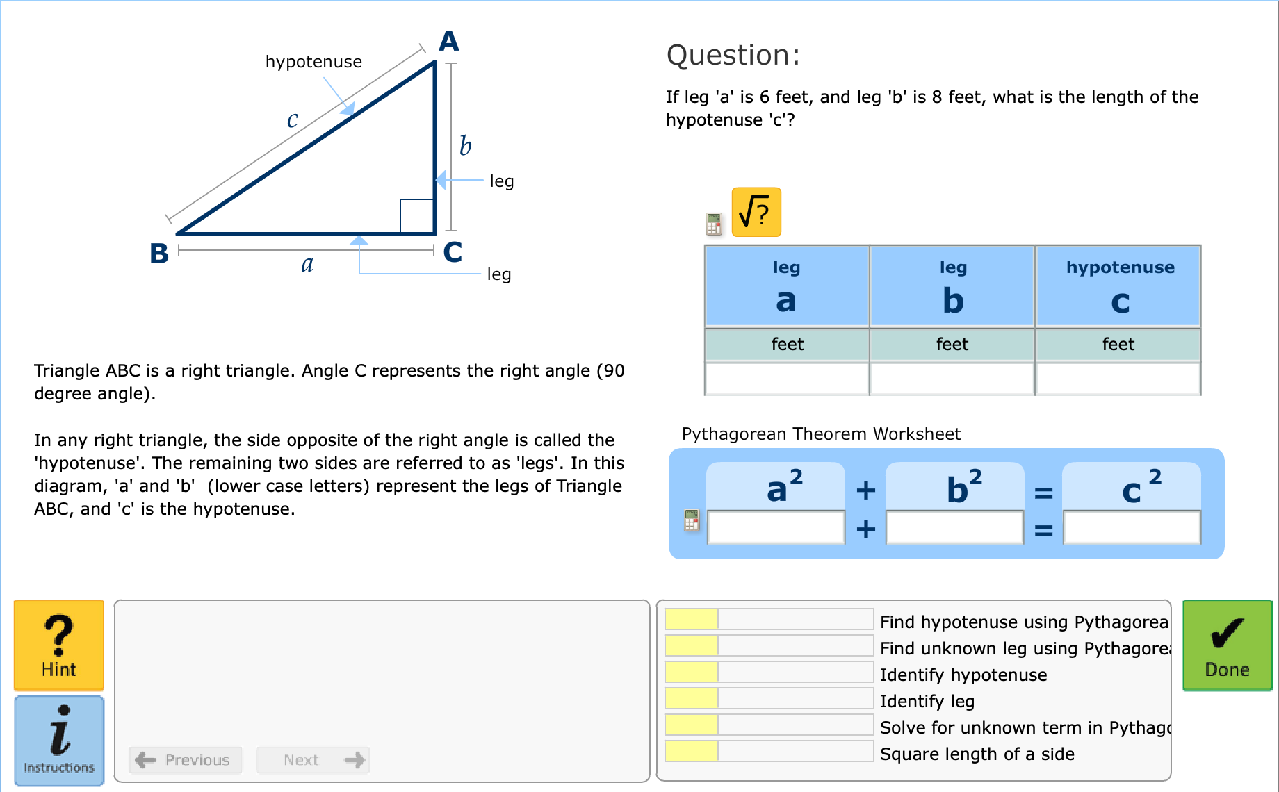 8.21 Pythagorean Theorem 8.21 Pythagorean Theorem