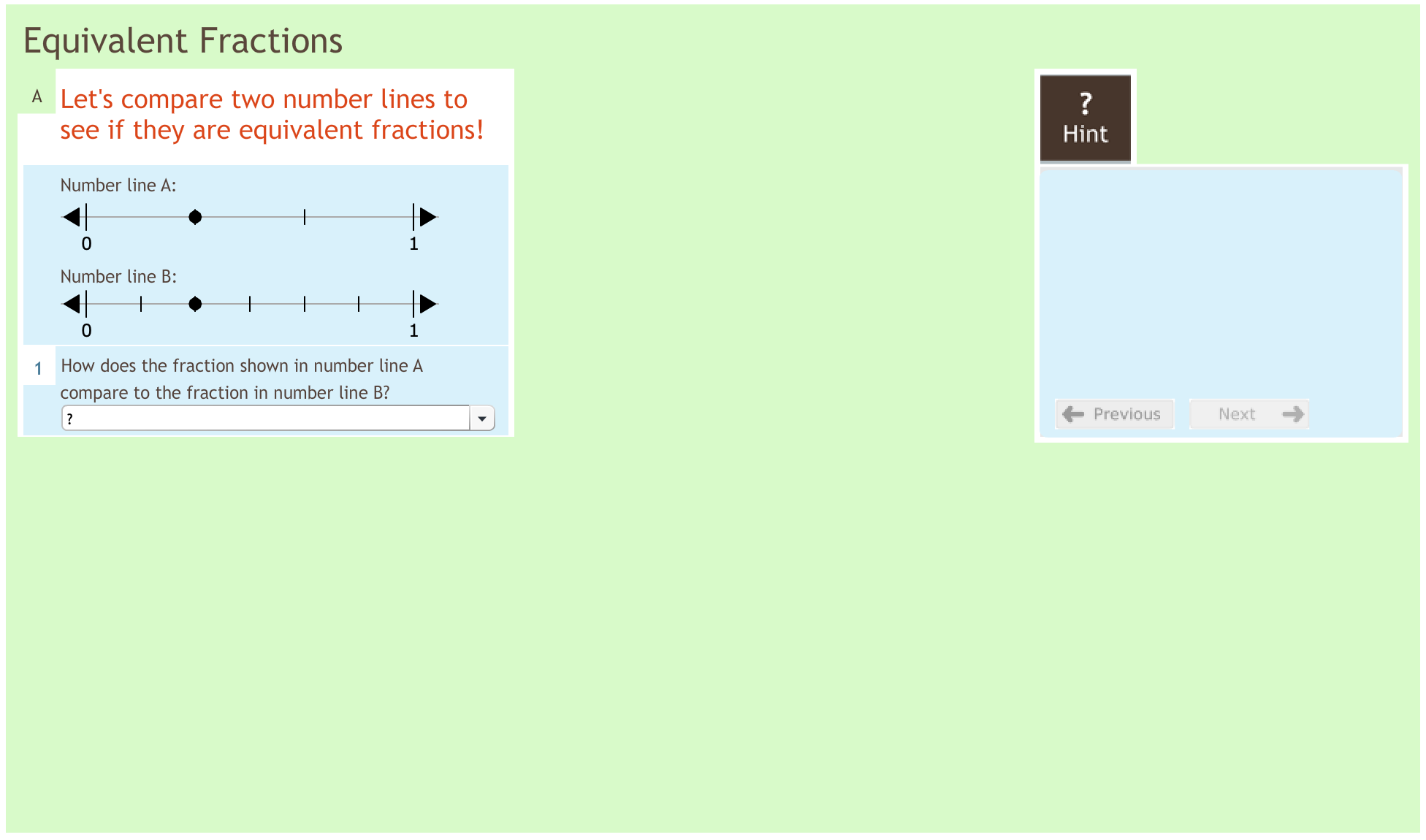 Fractions 1.6 Equivalence conceptual Fractions 1.6 Equivalence conceptual