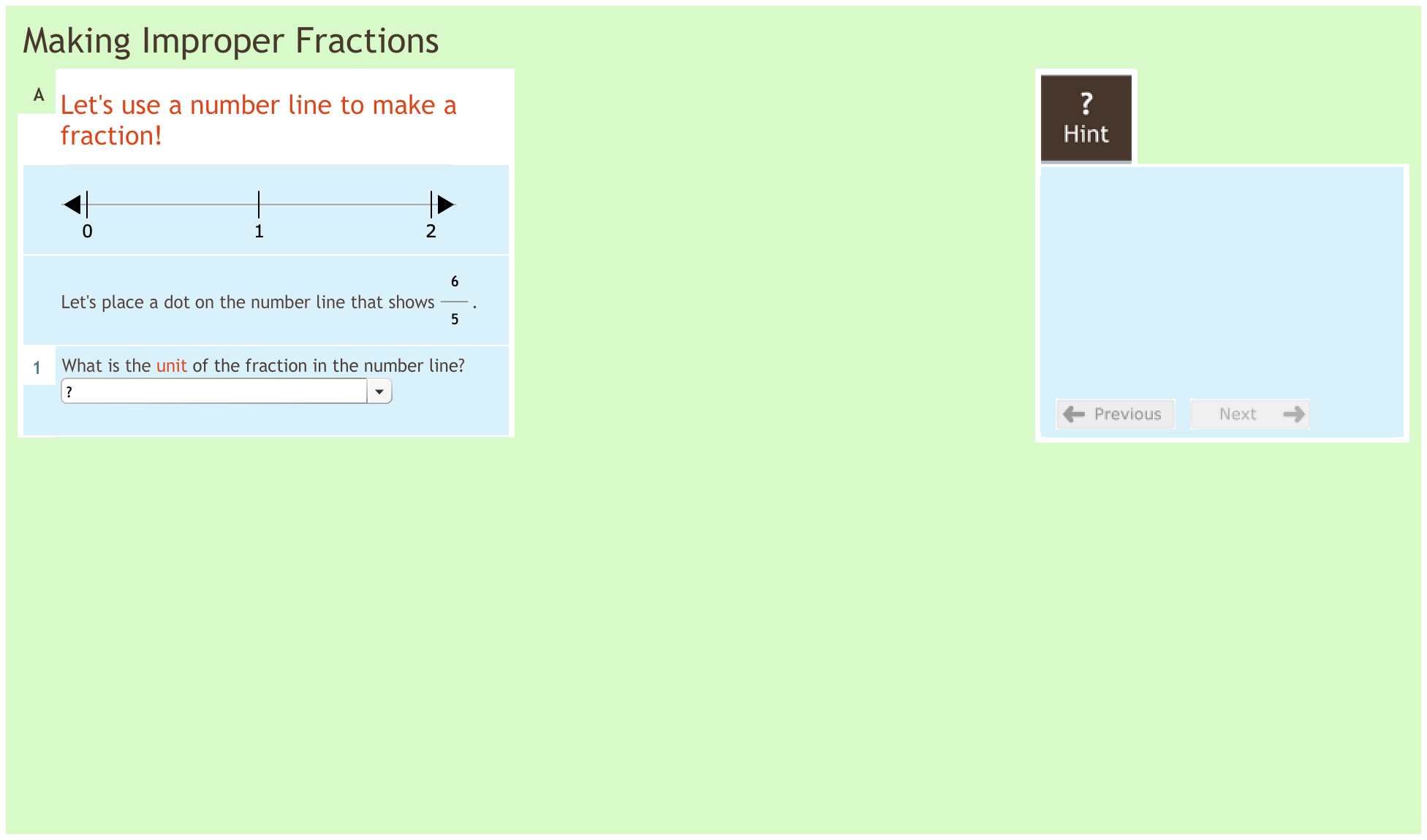 Fractions 2.5 Making improper fractions Fractions 2.5 Making improper fractions