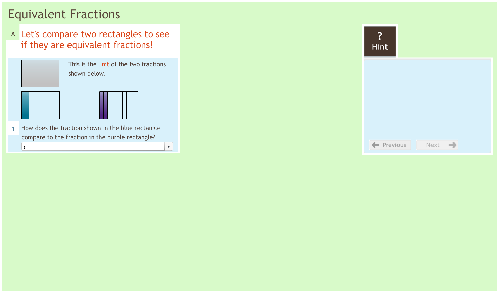 Fractions 3.6 Equivalence conceptual Fractions 3.6 Equivalence conceptual